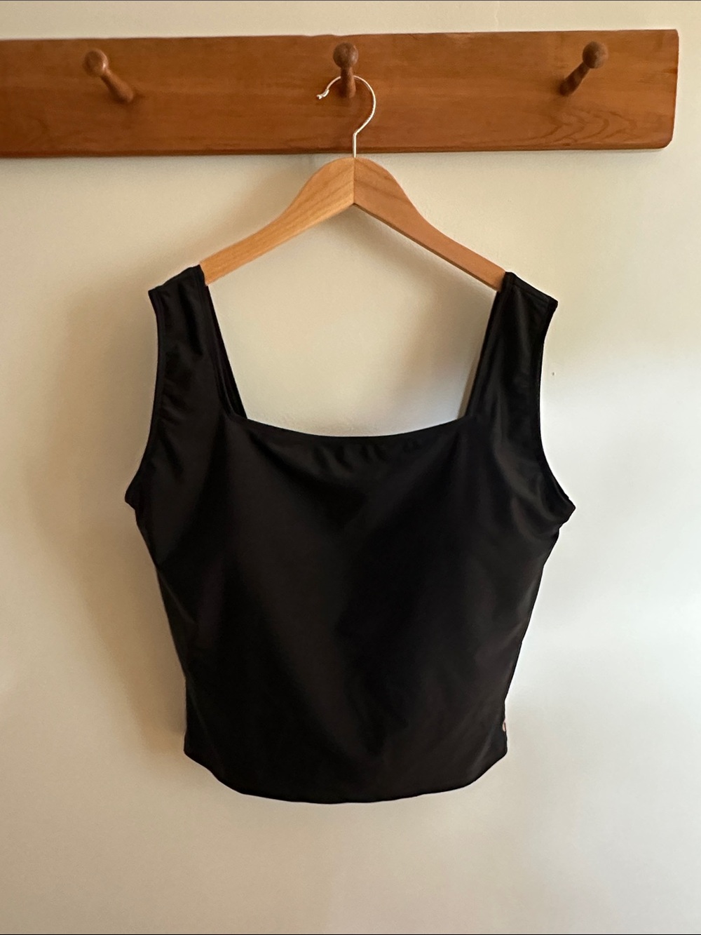 Honey Mark Rosie Swim Top-Black